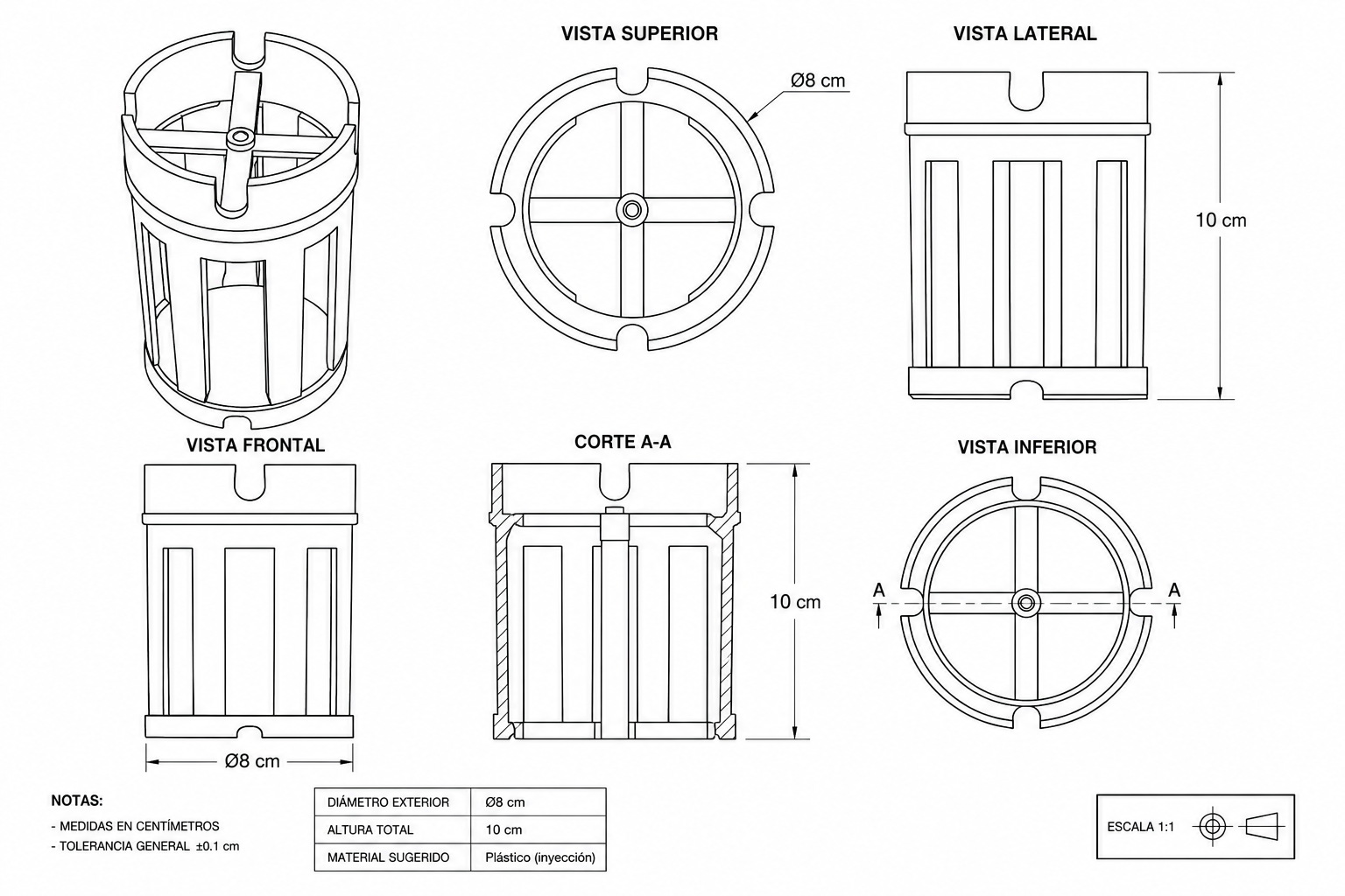 Separador de Malla de 10 cm - Imagen 3