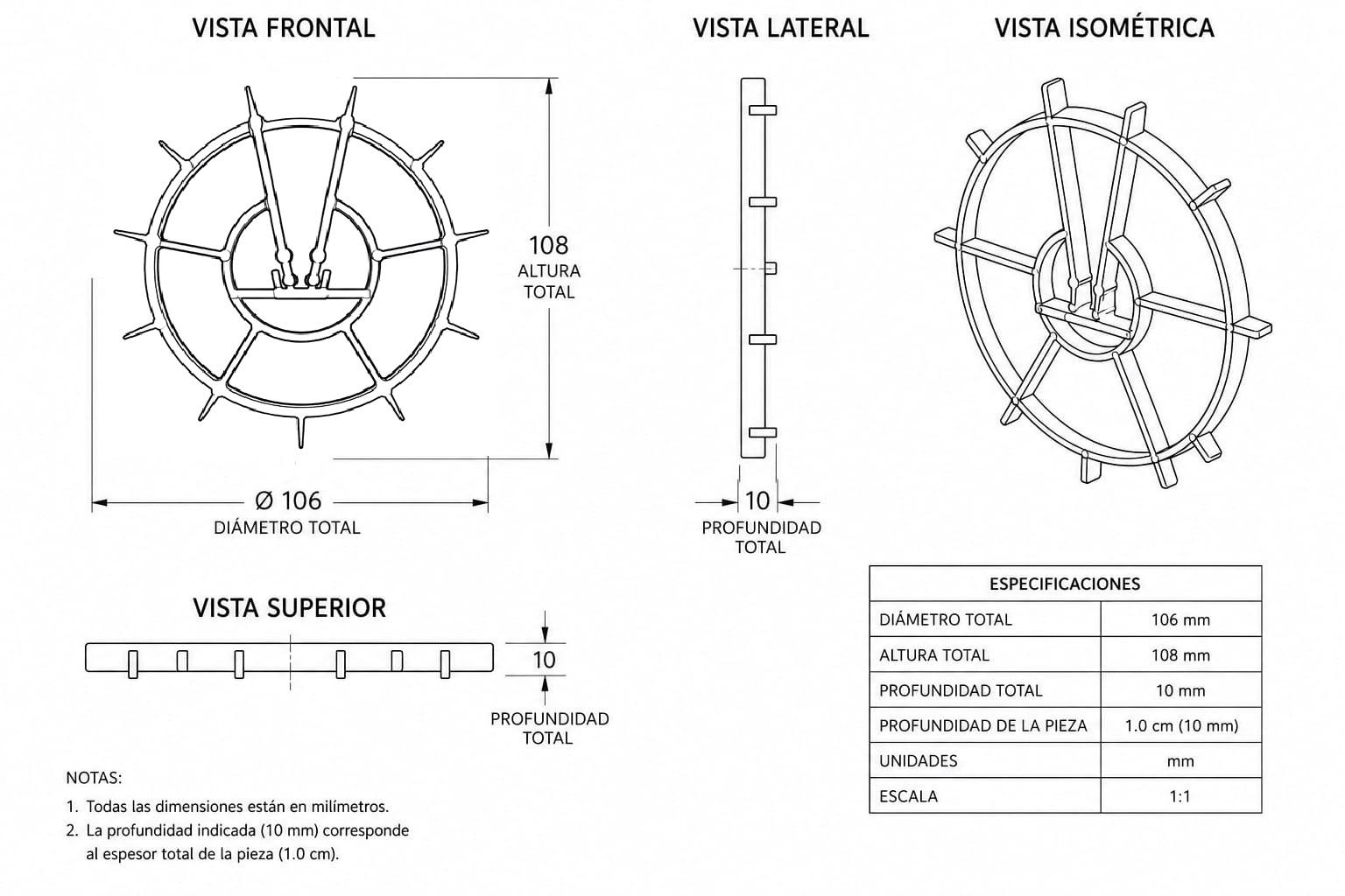 Separador de Muro de 12 cm - Imagen 3