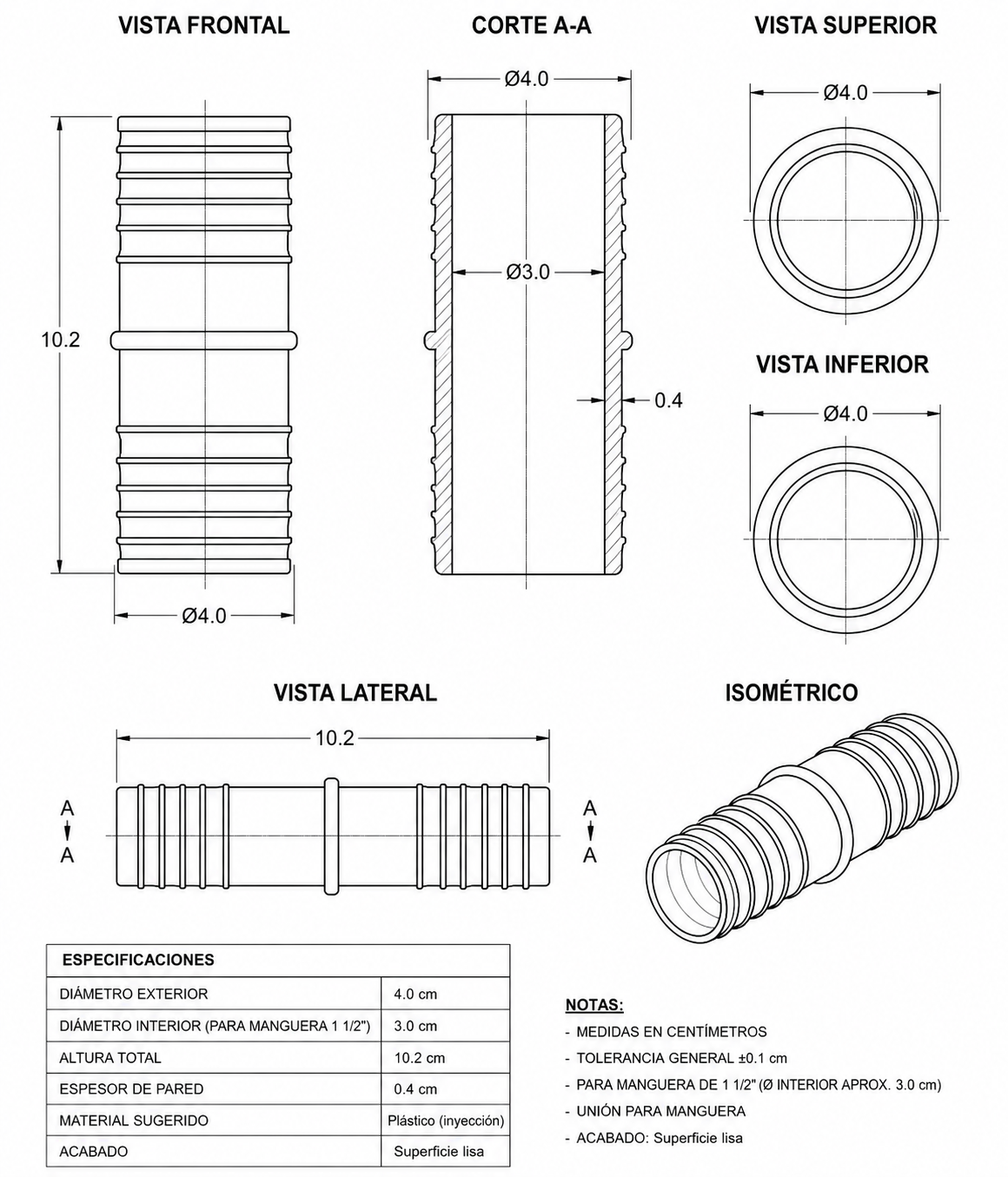 Unión de 1 1/2" - Imagen 2