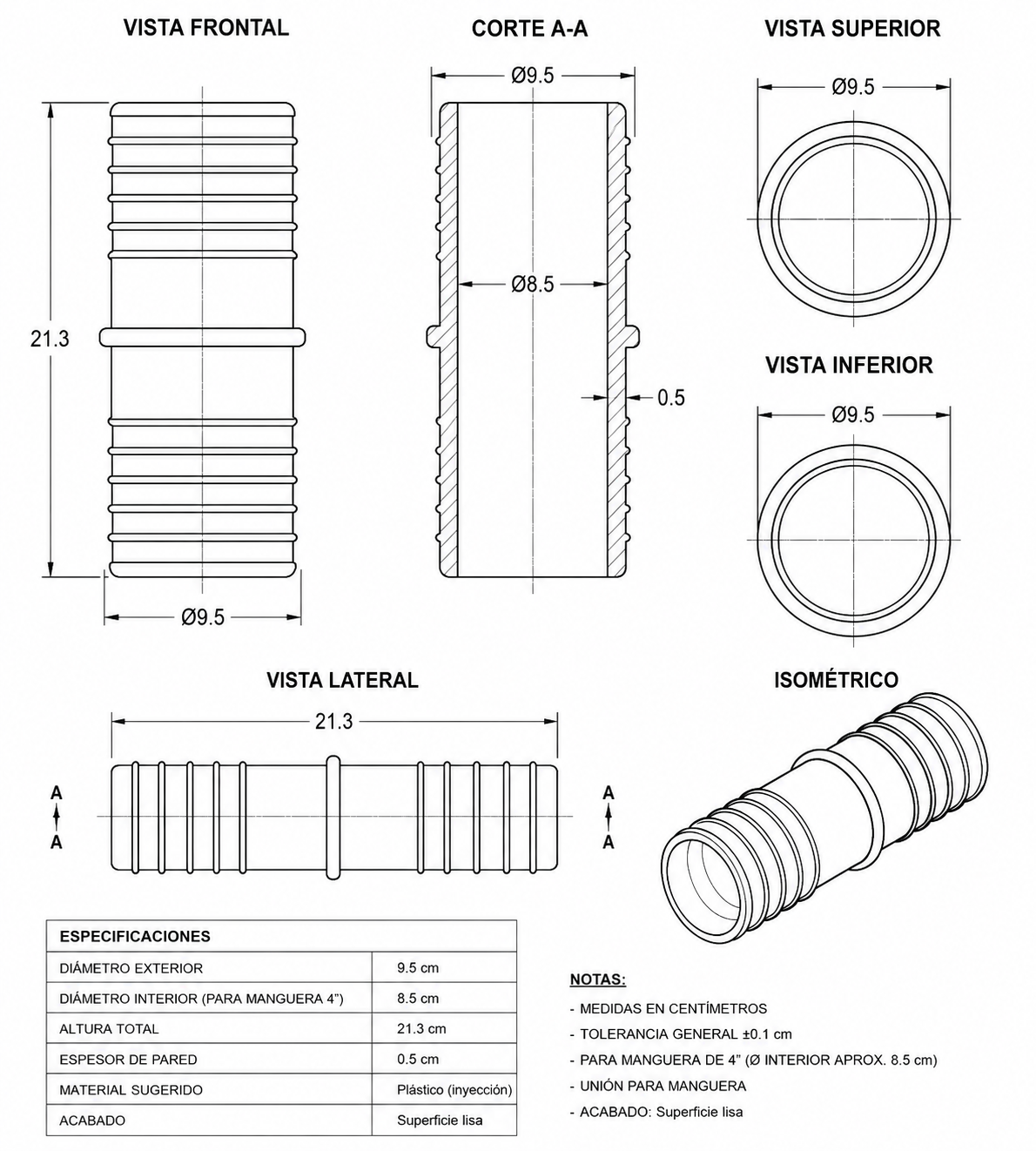 Unión de 4" - Imagen 2